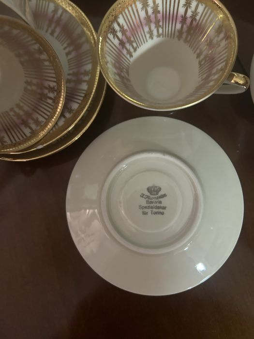 Cești pentru cafea  espresso , portelan fin Bavaria