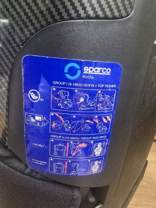 Детско столче за кола SPARCO