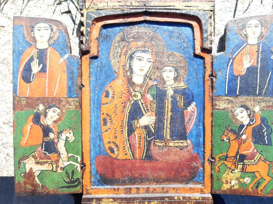 Страра Домашна Икона Триптих