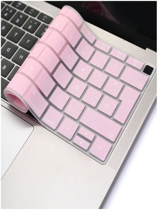 Калъф за US MacBook клавиатура Розов / 2020 Air 13 A2179 A2337
