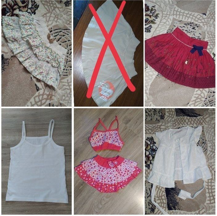 3 Пакета вещей на Девочку (3-7лет)