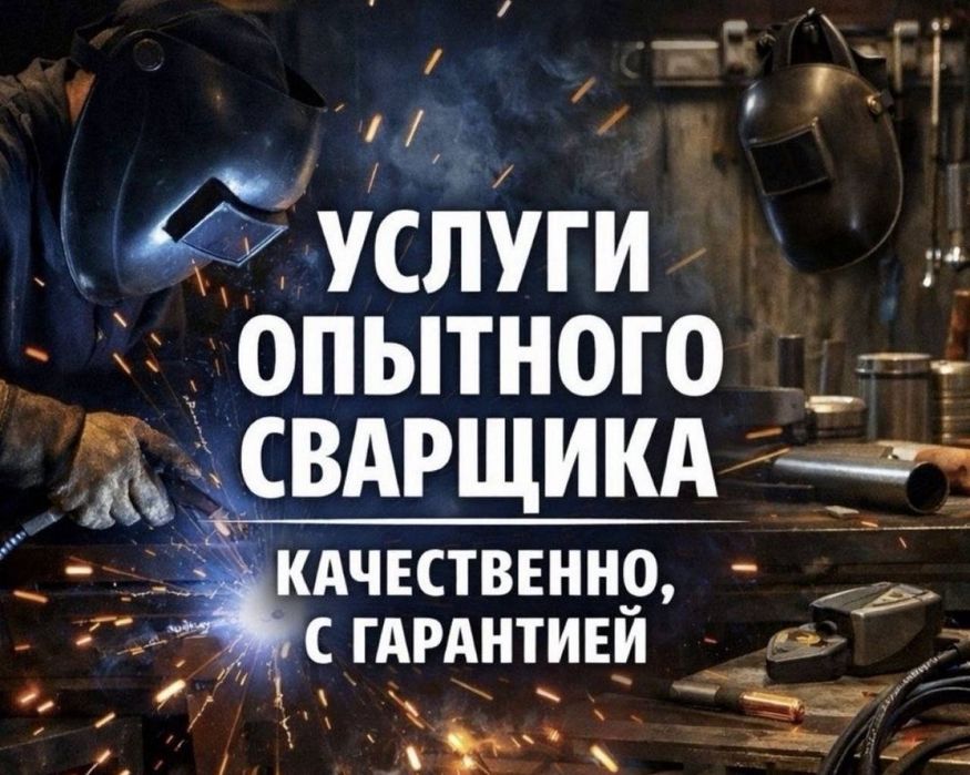 Сварщик на выезд с генератором. Качественно. С гарантией.