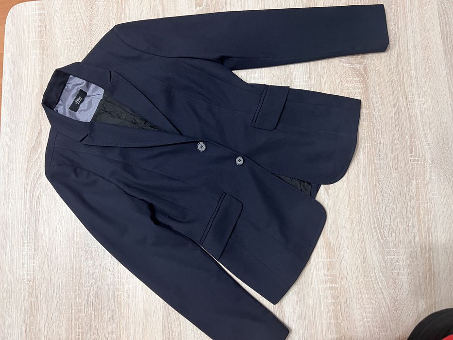 Пиджак черный и темно синий