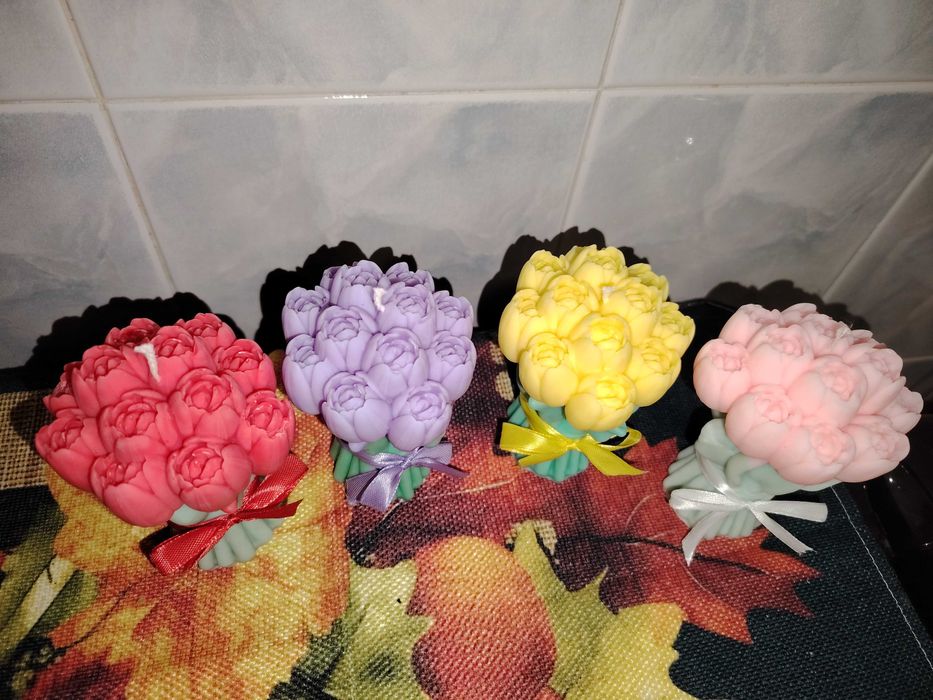 Букетчета свещички