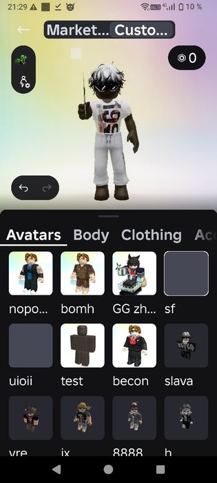 Даже аккаунт roblox