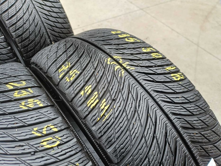 Set 4 anvelope de iarna 235 50 18 michelin pilot alpin 5 profil 7,8 mm