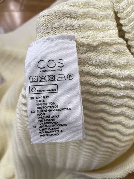 Юбка cos желтом цвете