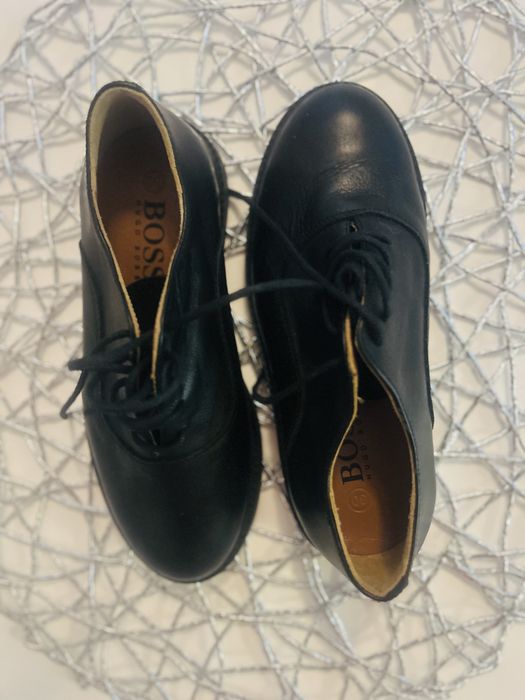 Pantofi din piele naturala baieti marimea 29
