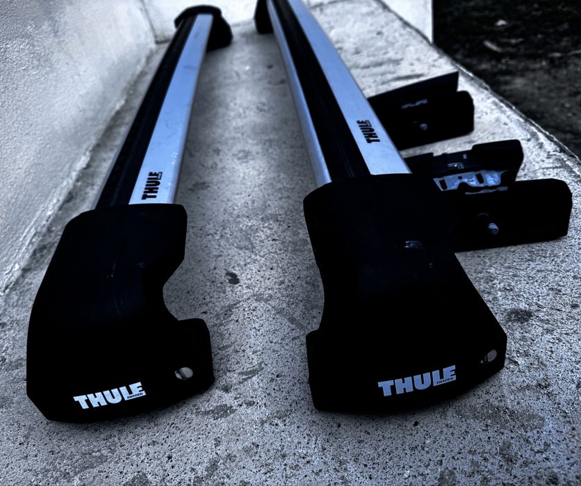 Vand bare transversale THULE WING BAR EVO + kit prindere şine flush