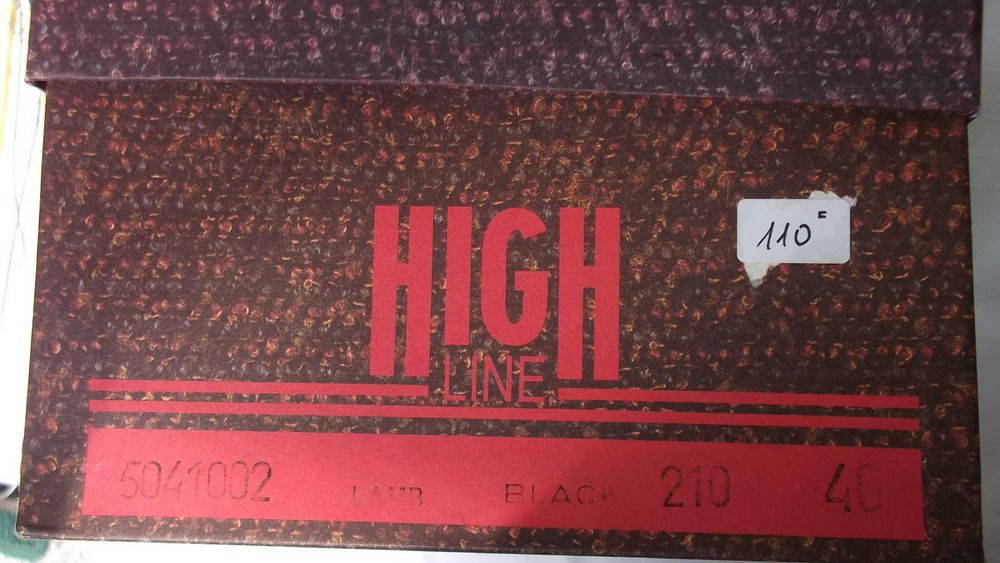 Италиански мъжки обувки от естествена кожа и гьон № 40