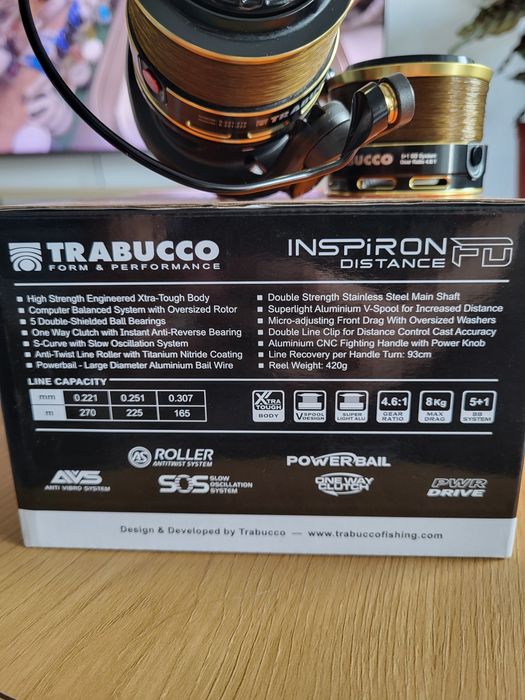 Mulineta Trabucco  Distance Feeder 6500 +tambur rezerva