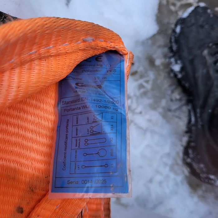 Ghingi ridicat tractare 10m 10t 30cm