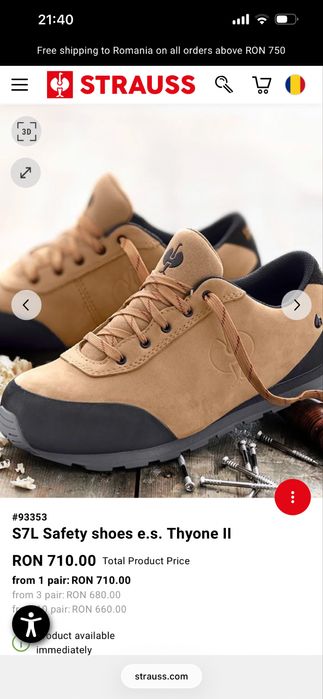 Pantofi de protecție Engelbert Strauss