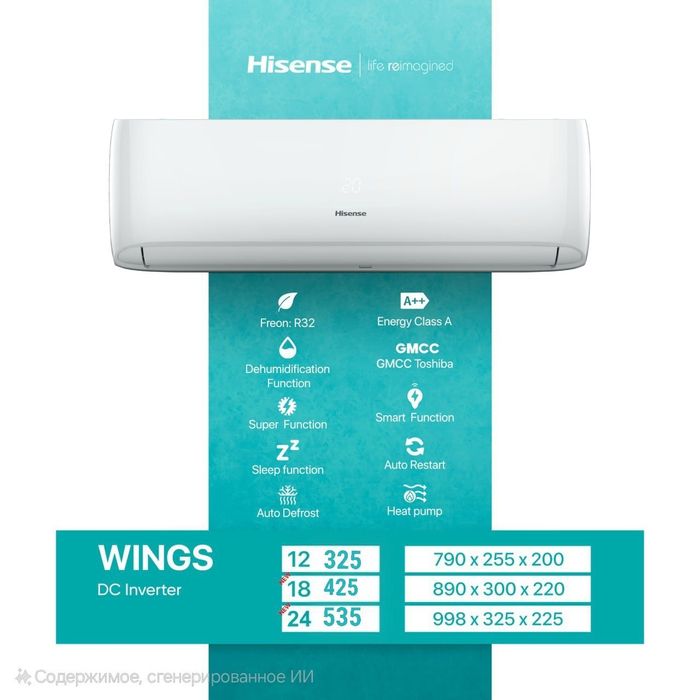 Мега акция новинка от Hisense гарантия Доставка бесплатно