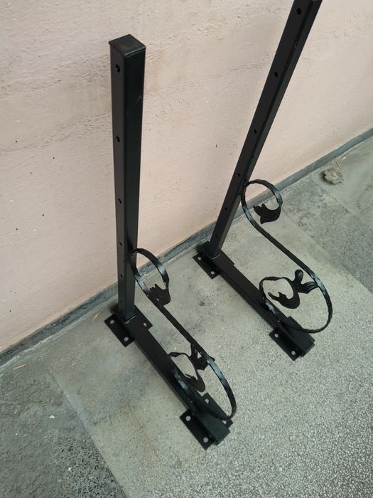 Метален стенен сушилник за дрехи – ръчна изработка, комплект 2 бр