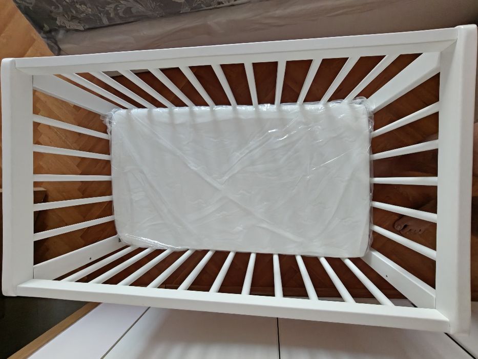 NINA 2 бебешка кошара NEXT TO ME с матрак 40X80 см