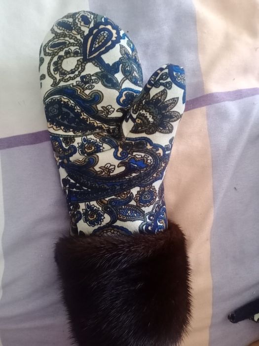 Варежки норковые