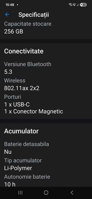 Apple Ipad tableta 13" 256GB
