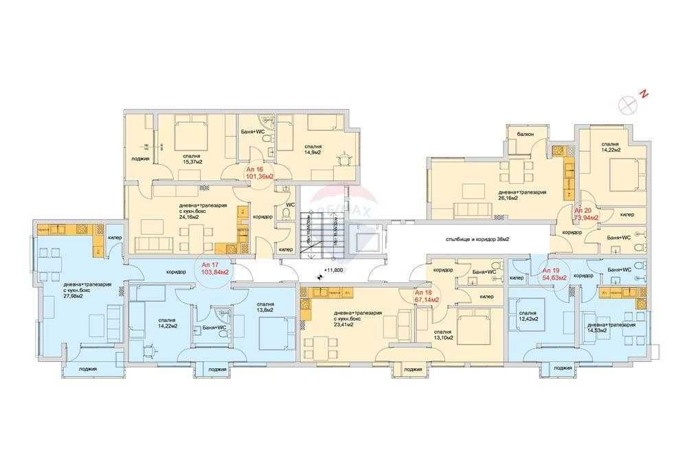 Продава се Тристаен апартамент в Шумен, Добруджански - 101 кв.м за 1517 €/кв.м - Снимка #7