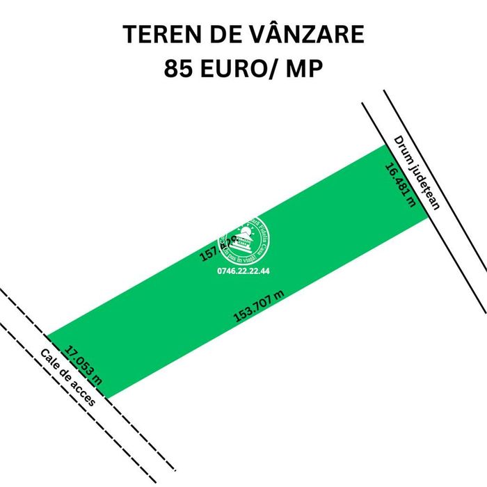 Teren pentru constructii case  de vanzare Iasi, Rediu,