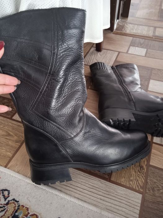 Женский  зимний обувь КОЖА