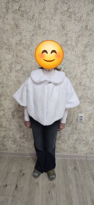 Полушубок накидка меховая