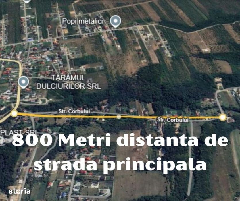 Teren 844 mp Mosoaia-Basangesti