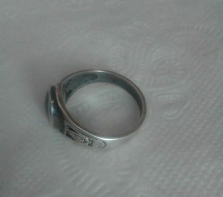 Мужское кольцо серебро 925