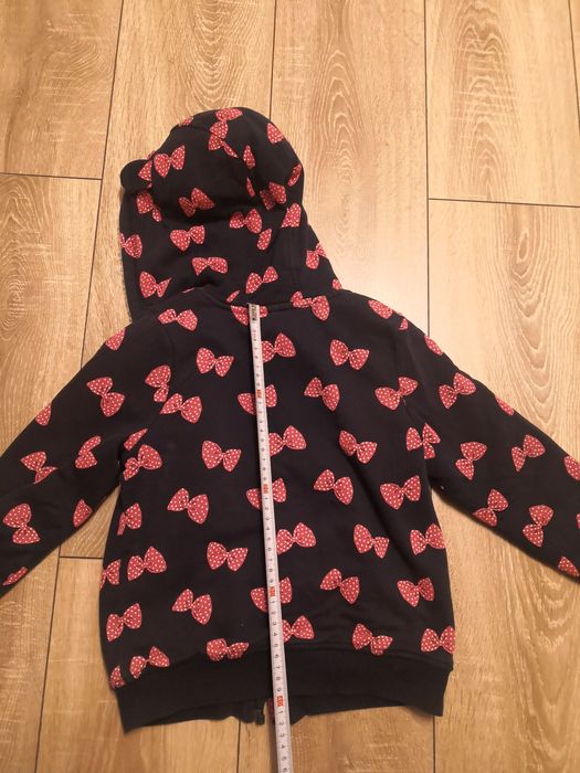 Hanorac cu blanita fetite, marime 110/116