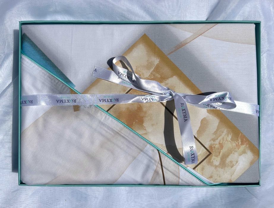 Спален комплект Марбъл със състав памучен сатен, 100 % памук