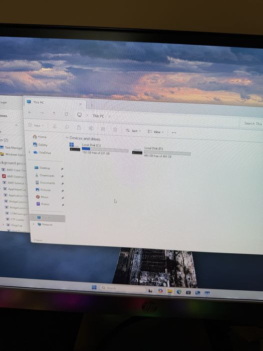 Vand HP pc Ryzen 5 3400G / 16gb ddr4 / ssd m2