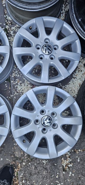 5/112/15 vw caddy 4 алуминиеви джанти със  за кади и голф 5 плюс
