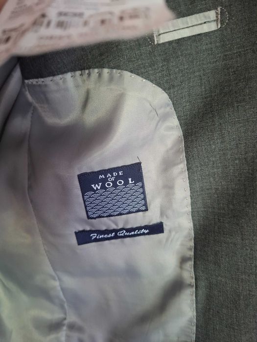 Costum bărbați D'S Damat mărimea 46 (Drop 6), gri, cu lână, ca nou