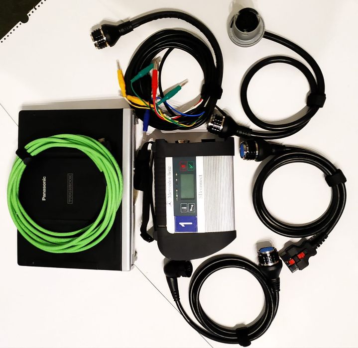 Kit Tester Auto Mercedes MB Star C4 + Laptop Panasonic I5 CFC1 Touch
