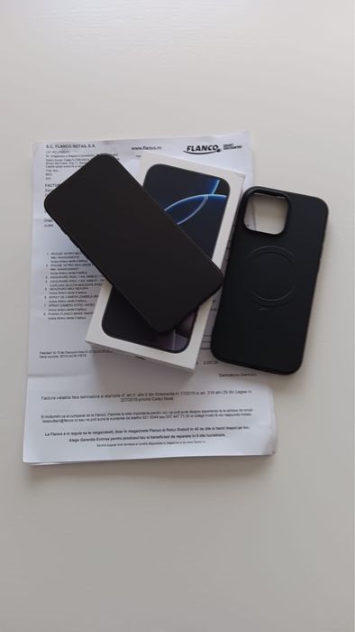 Iphone 16 Pro Max 256GB, Factură și Garanție 24 Luni+ Asigurare!