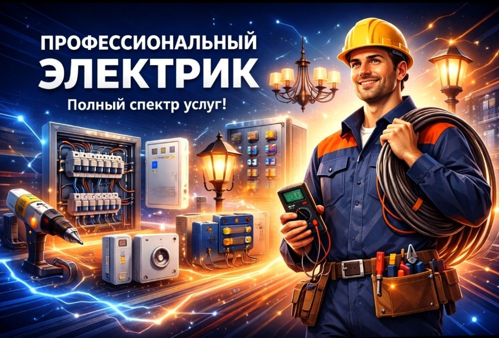 Услуги электрика!