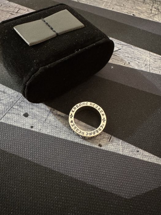 Inel Chrome Hearts "Forever" Spacer 6mm - Argintiu, Nou