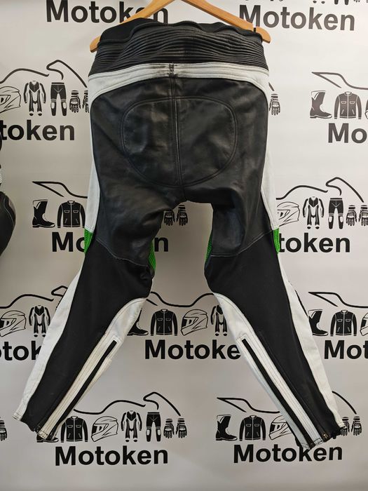 Costum moto piele BUSE cu cocoasa marime 58