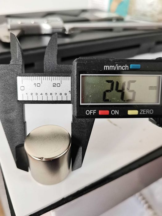 25x25mm неодимов МАГНИТ N52, Neodymium magnet NdFeB magnit