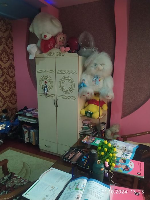 Детская мебель кровать и шкаф