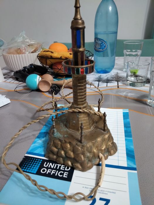 Far maritim/veioza vintage din alama/bronz