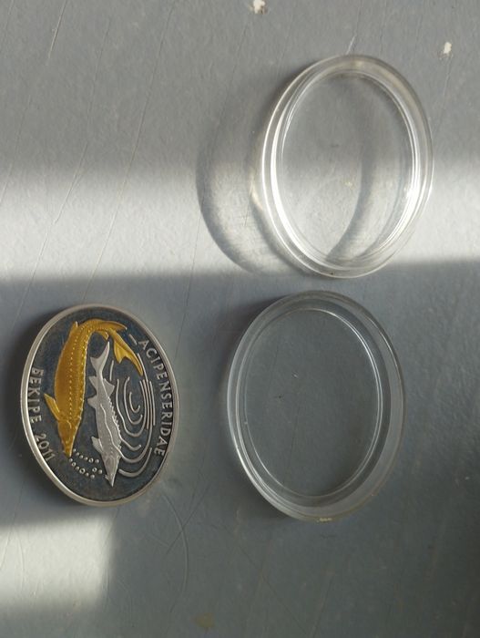 Монета Бикери 2011 Осётр