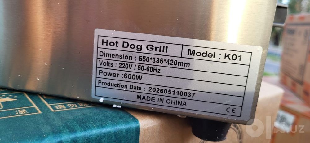 Xot-dog sasiska girl. Hot-dog aparat gril siqlik professional Garantiy
