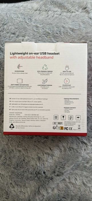 Syndesmos CM7006 USB слушалки с микрофон