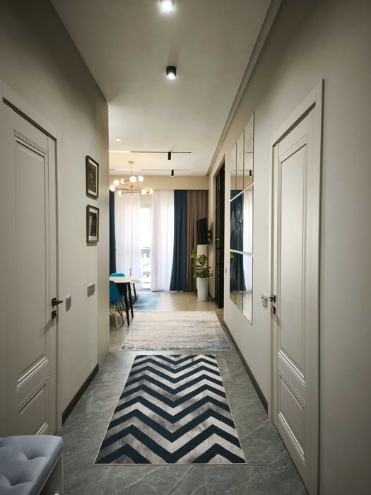 Yu  Лазуритовая 3х комнатная евро квартира в ЖК Мирабад Авеню