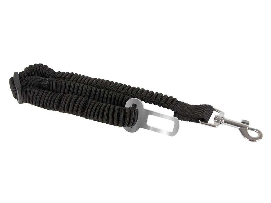 Centura de siguranta caini auto lesa elastica reglabila negru 50-125cm