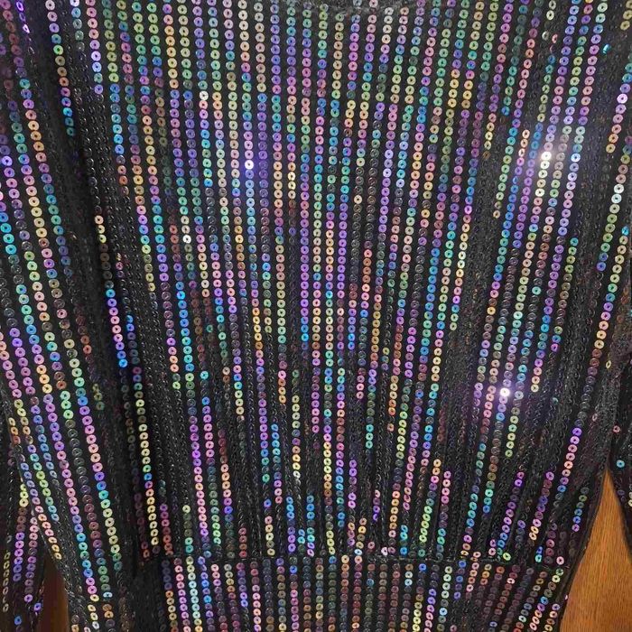 Дамски рокли с пайети, розово злато, другата меланж М