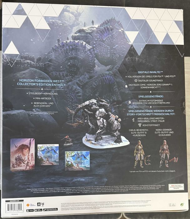 чисто нова Horizon Forbidden West Collector's Edition, PS4 + PS5