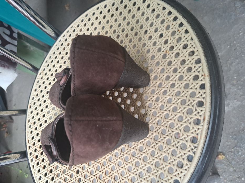 Pantofi piele întoarsă