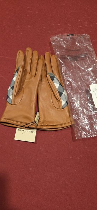 Manusi piele dama Burberry originale femei  noi ideal cadou